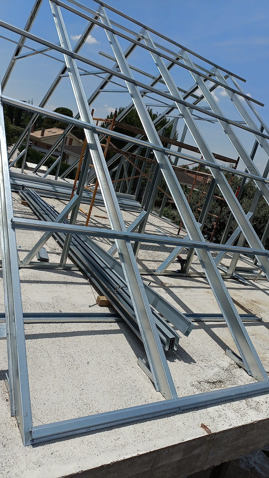 cubierta estructura ligera metálica - Estructuras Ligeras, Cálculo y Montaje de Estructuras Metálicas Steel Framing en Toledo